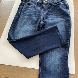 Levi Strauss Signature Jeans Womens Mid Rise Slim Size 12S 31"Waist, 23" Inseam